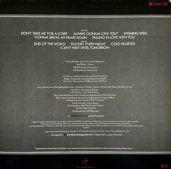 Gary Moore -Corridors Of Power