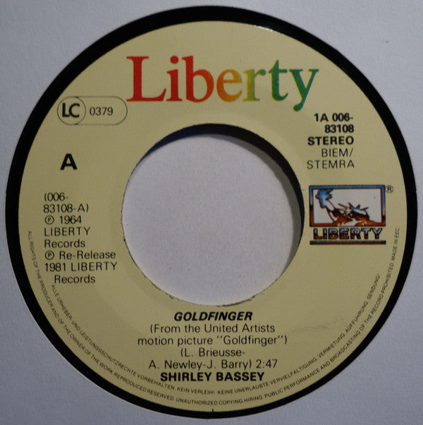 Shirley Bassey -Goldfinger / Diamonds Are Forever