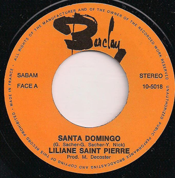 Liliane Saint-Pierre -Santa Domingo