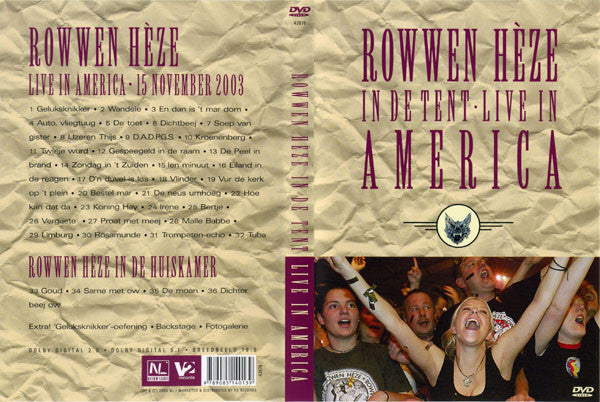 Rowwen Hèze - In De Tent - Live In America