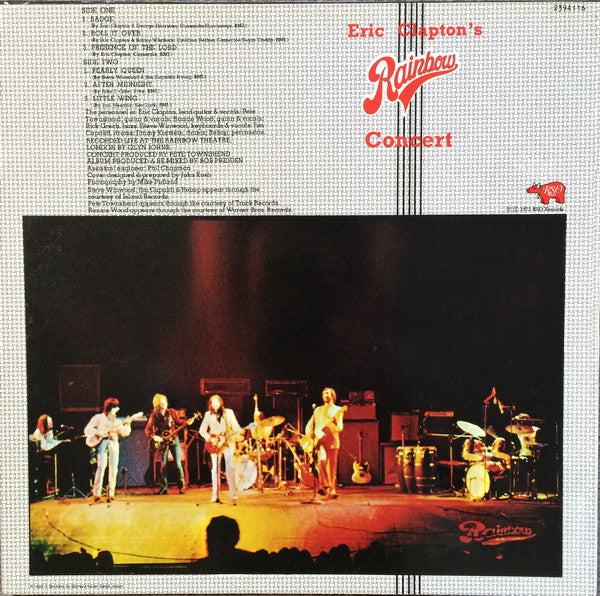 Eric Clapton -Eric Clapton's Rainbow Concert