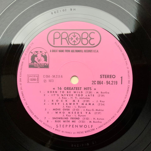 Steppenwolf -16 Greatest Hits