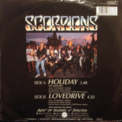 Scorpions -Holiday 1990 Single Edit