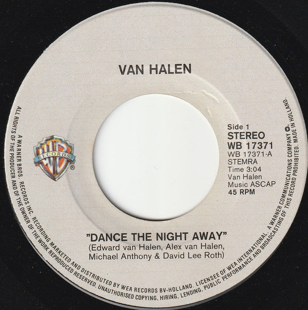 Van Halen -Dance The Night Away