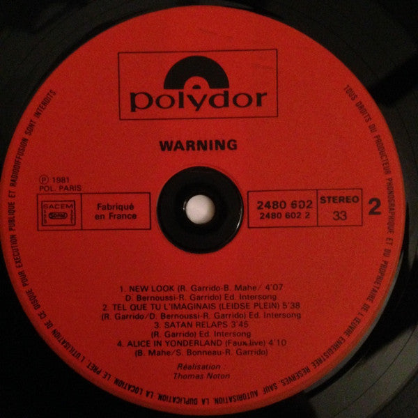 Warning (5) -Warning