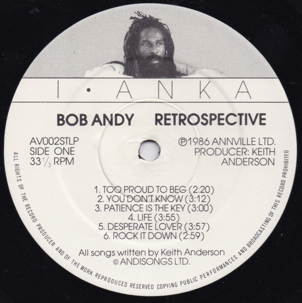 Bob Andy -Retrospective