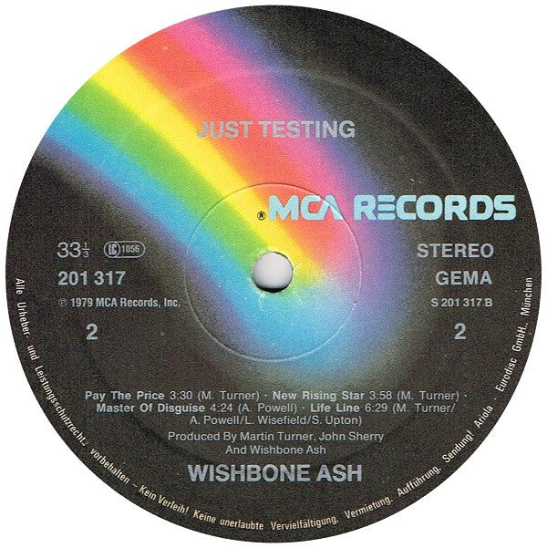 Wishbone Ash -Just Testing