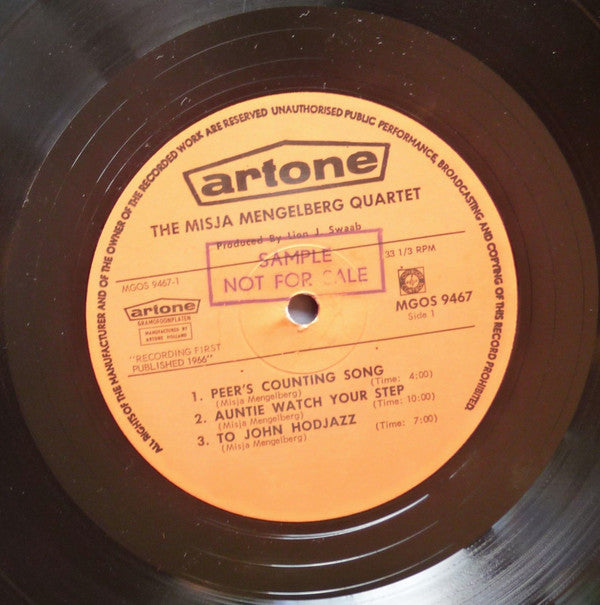 The Misja Mengelberg Quartet* - The Misja Mengelberg Quartet (As Featured At The Newport Jazz Festival 1966)