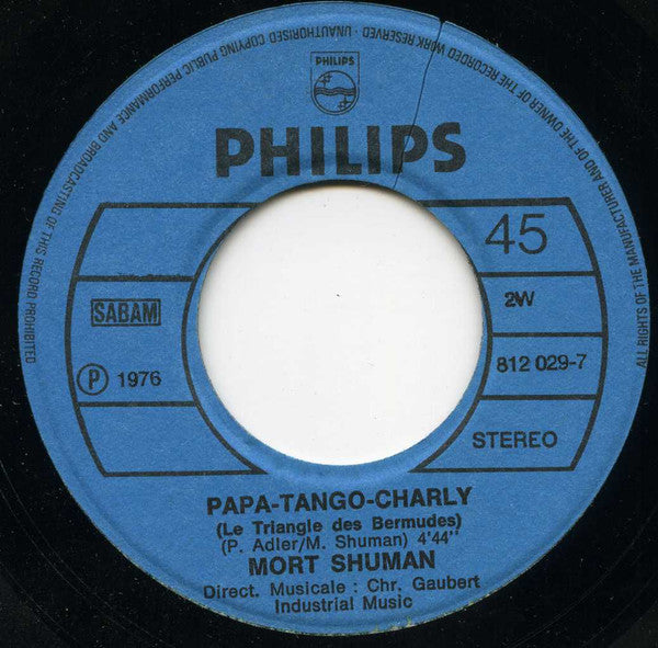 Mort Shuman -Le Lac Majeur / Papa-Tango-Charly (Le Triangle Des Bermudes)