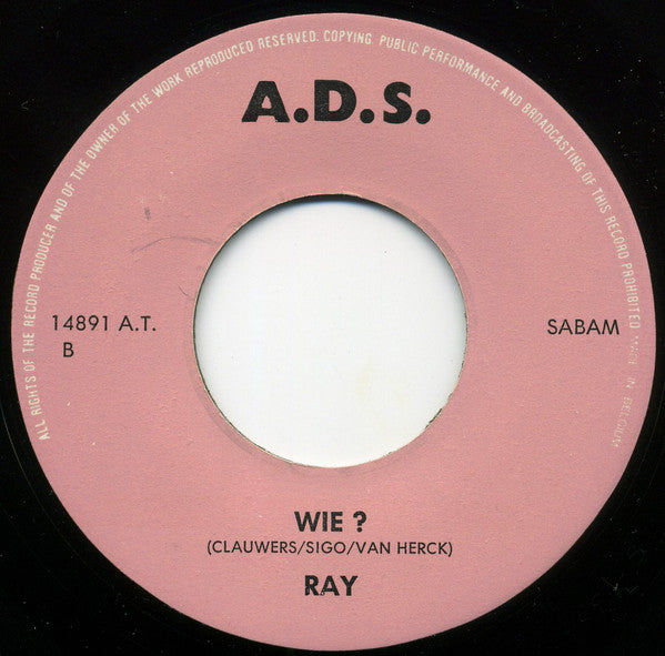 Ray En De Ramblers -Mooie Meid / Wie