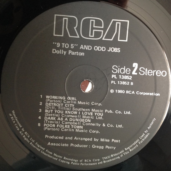 Dolly Parton -9 To 5 And Odd Jobs