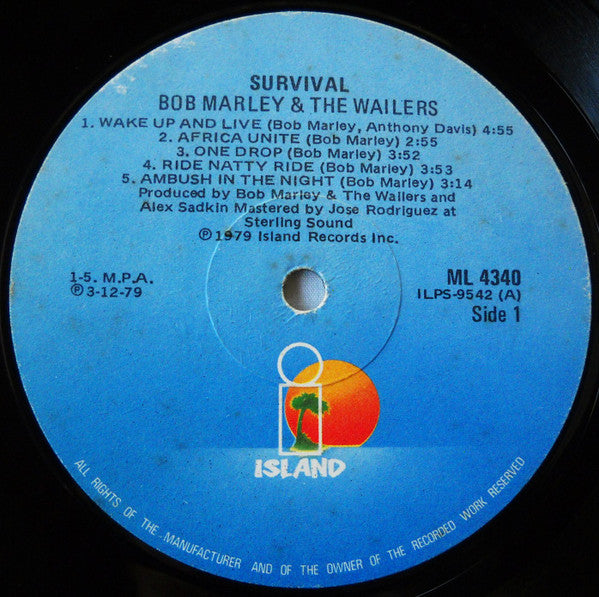 Bob Marley & The Wailers -Survival
