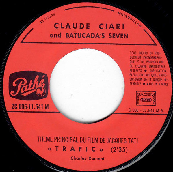 Claude Ciari And Batucada's Seven* -Trafic