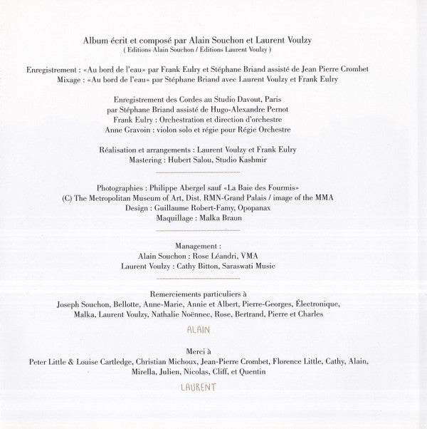 Alain Souchon &amp; Laurent Voulzy - Alain Souchon &amp; Laurent Voulzy