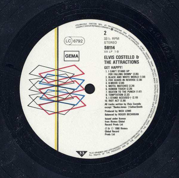 Elvis Costello & The Attractions -Get Happy!