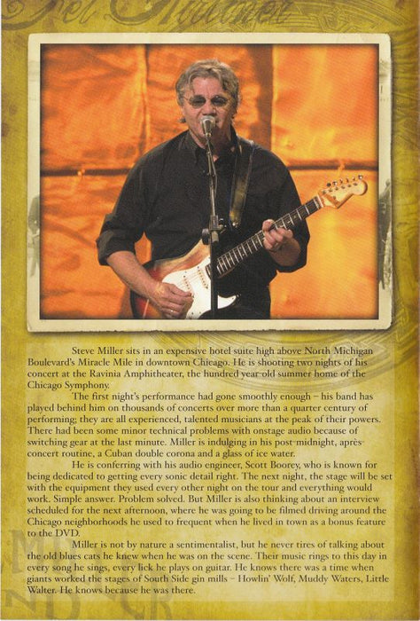 Steve Miller Band -Live From Chicago