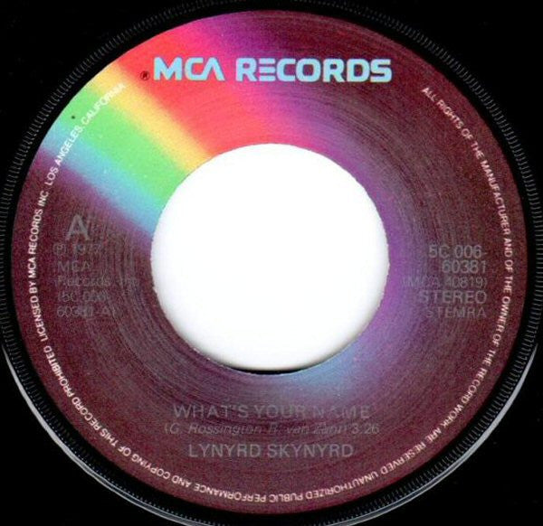 Lynyrd Skynyrd -What's Your Name