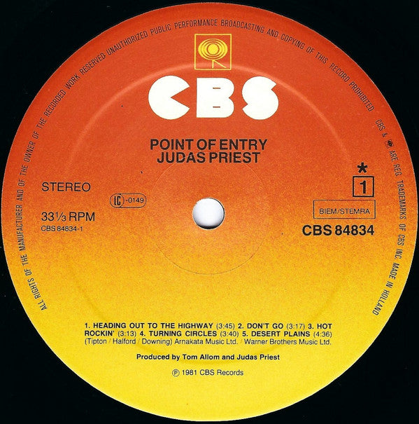 Judas Priest -Point Of Entry