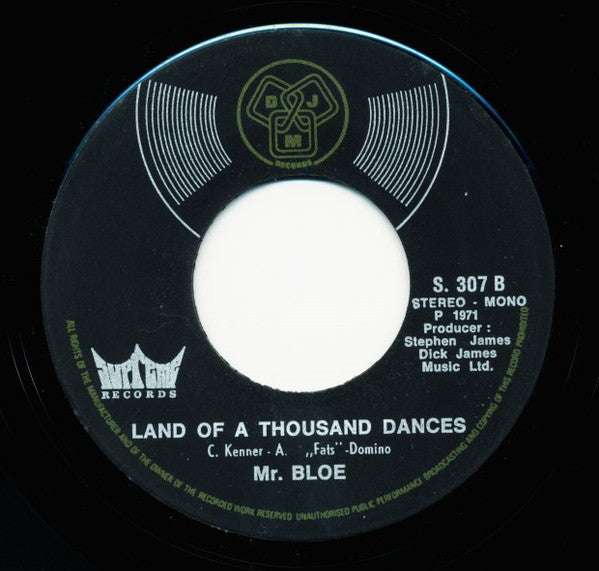 Mr. Bloe -Ja-Da / Land Of A Thousand Dances