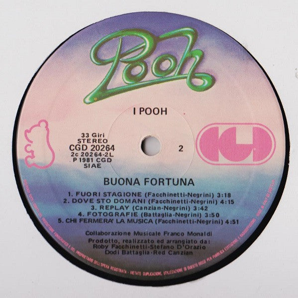 Pooh -Buona Fortuna