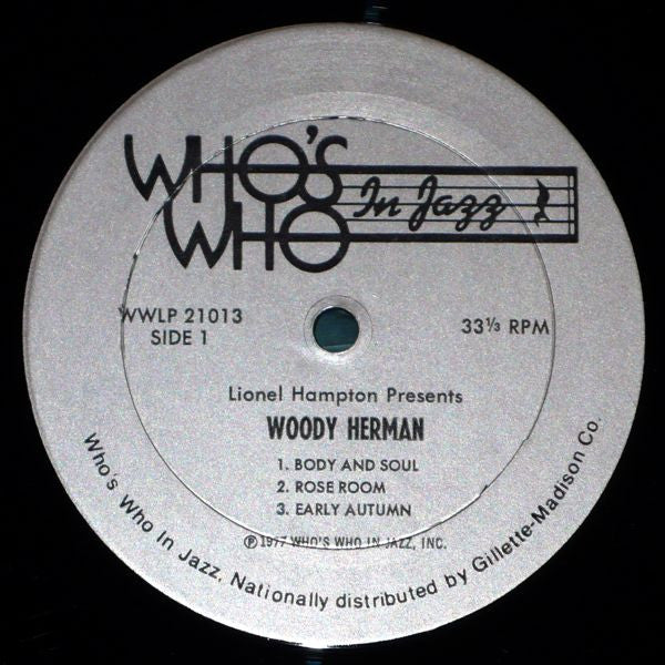 Woody Herman - Lionel Hampton Presents:  Woody Herman