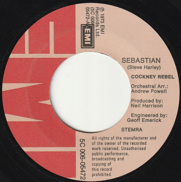 Cockney Rebel -Sebastian