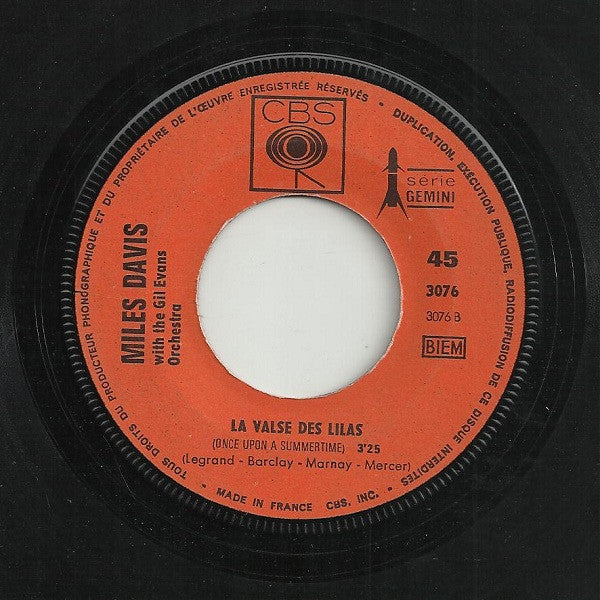 Miles Davis With The Gil Evans Orchestra* -Summertime / La Valse Des Lilas