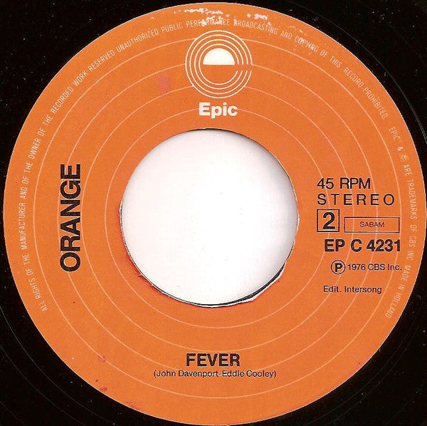 Orange (47) -I'm Gonna Be A Star