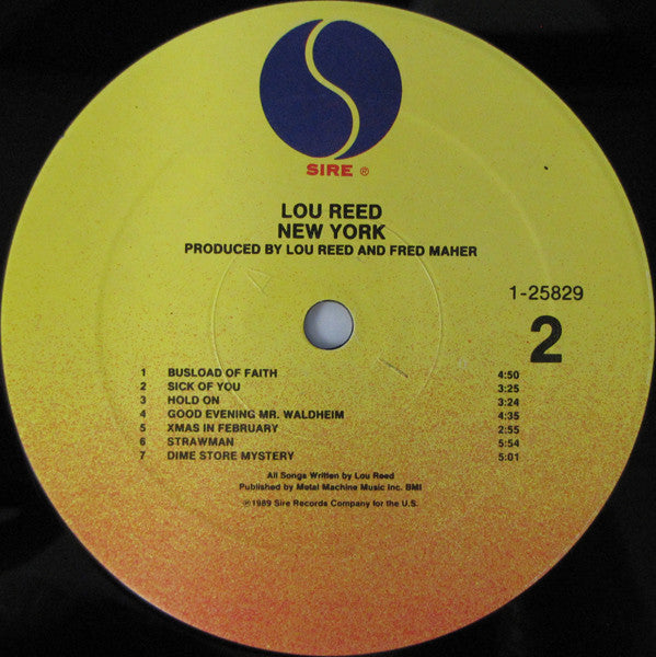 Lou Reed -New York