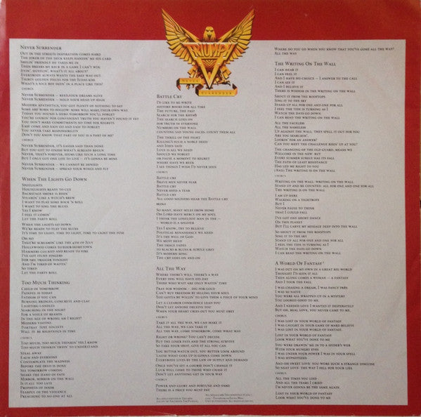 Triumph (2) -Never Surrender