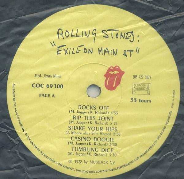 The Rolling Stones -Exile On Main St