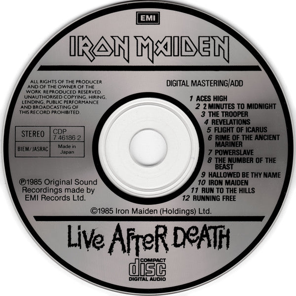 Iron Maiden -Live After Death