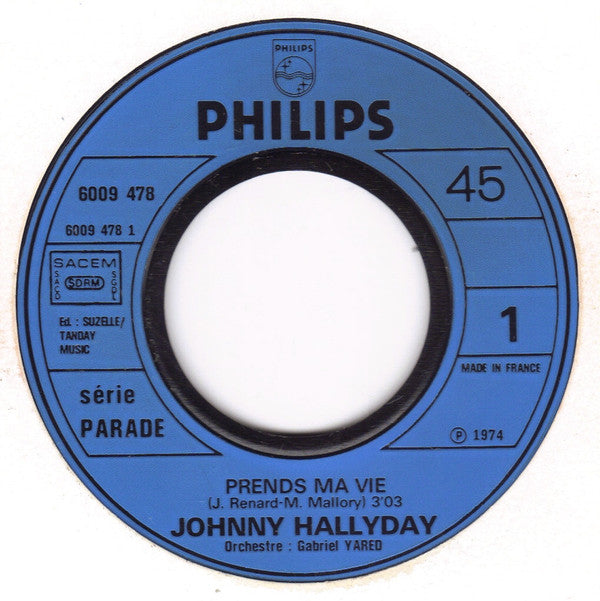 Johnny Hallyday -Prends Ma Vie