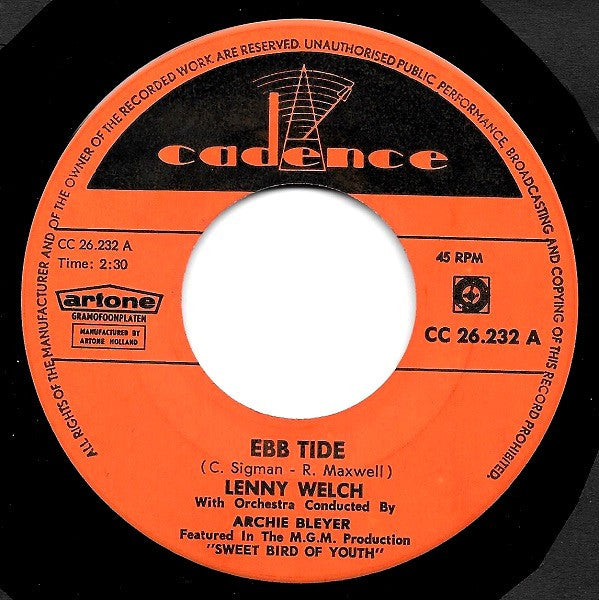 Lenny Welch -Ebb Tide