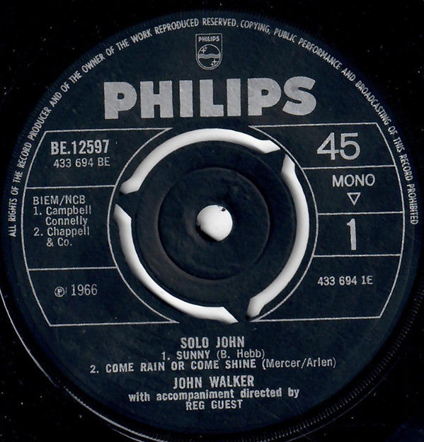 John Walker (3) / Scott Walker -Solo John / Solo Scott