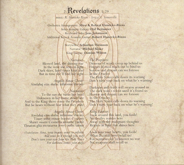 Aina -Days Of Rising Doom - The Metal Opera