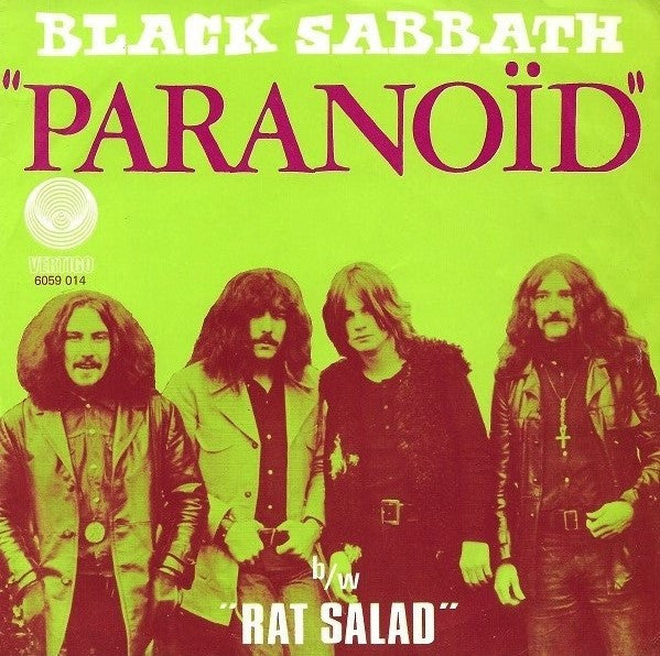 Black Sabbath -Paranoïd / Rat Salad