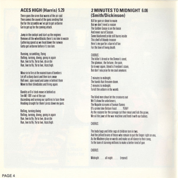 Iron Maiden -Live After Death