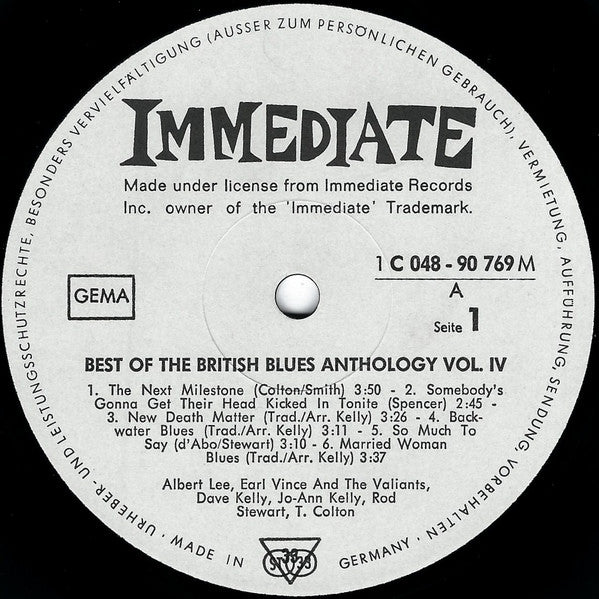 Various -Best Of The British Blues Anthology Vol.4