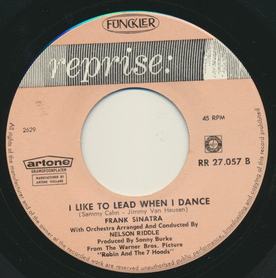 Frank Sinatra -My Kind Of Town / I Like To Lead When I Dance