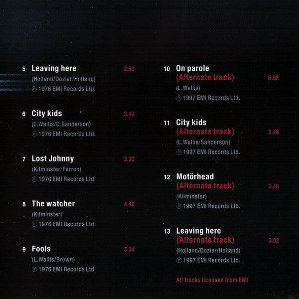 Motörhead - On Parole