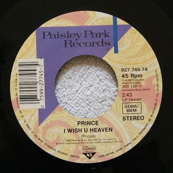 Prince - I Wish U Heaven