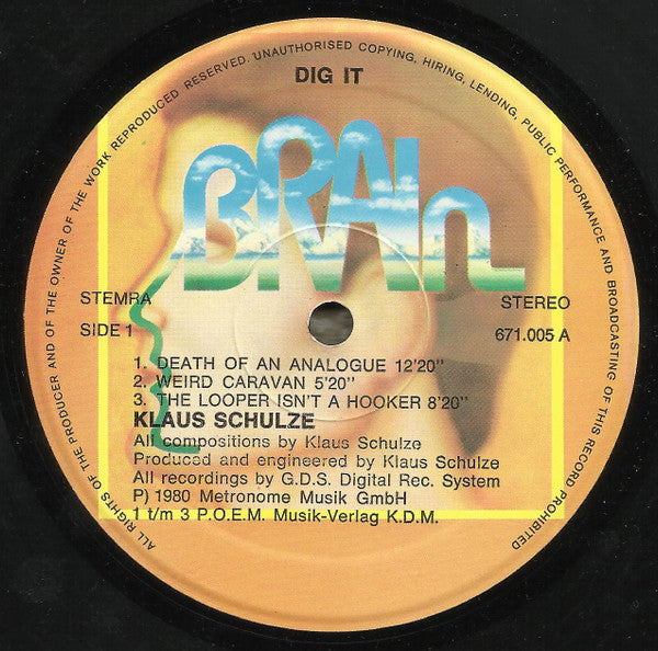Klaus Schulze -Dig It