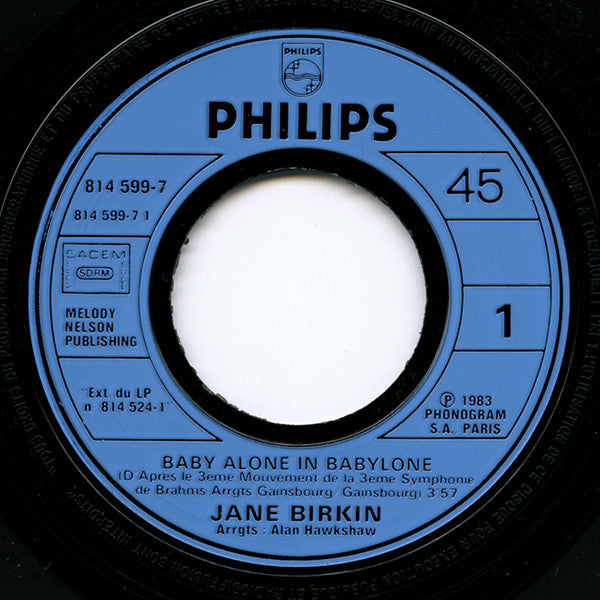 Jane Birkin -Baby Alone In Babylone