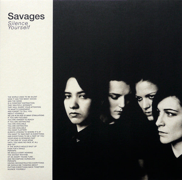 Savages (2) -Silence Yourself