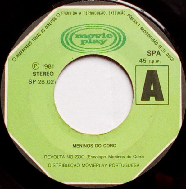 Meninos Do Coro -Revolta No Zoo / O Cursinho