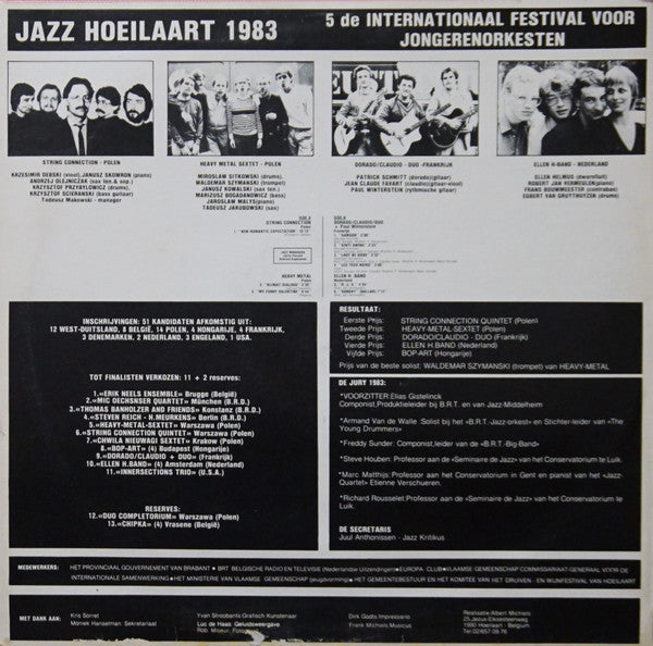 Various -Jazz Hoeilaart '83