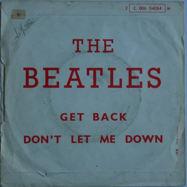 The Beatles -Get Back / Don't Let Me Down