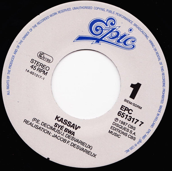 Kassav' -Syé Bwa