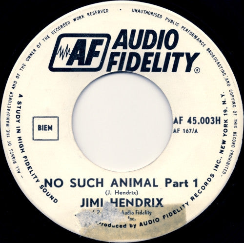 Jimi Hendrix -No Such Animal